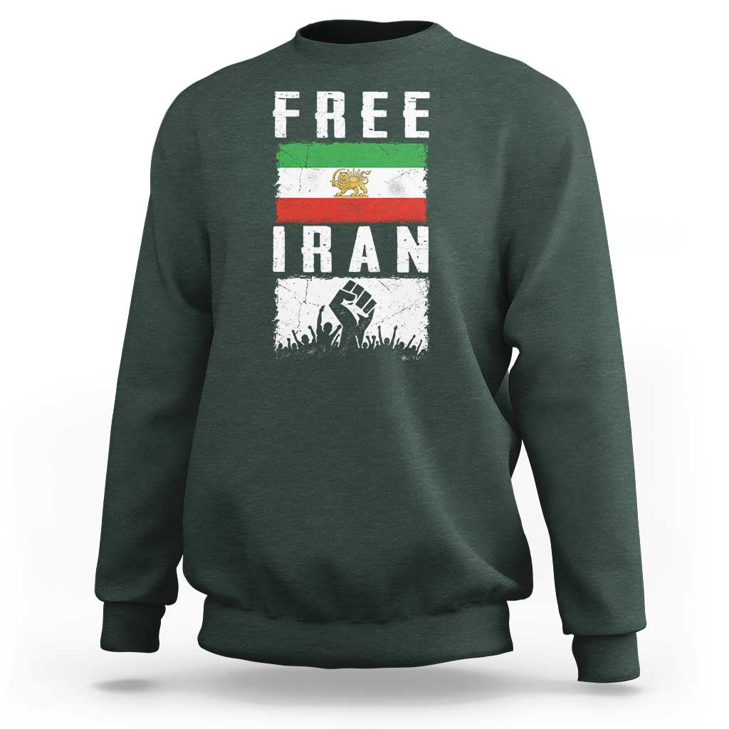 Free Iran Sweatshirt Support Iranian Freedom