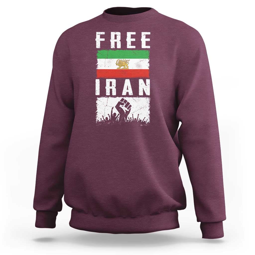 Free Iran Sweatshirt Support Iranian Freedom
