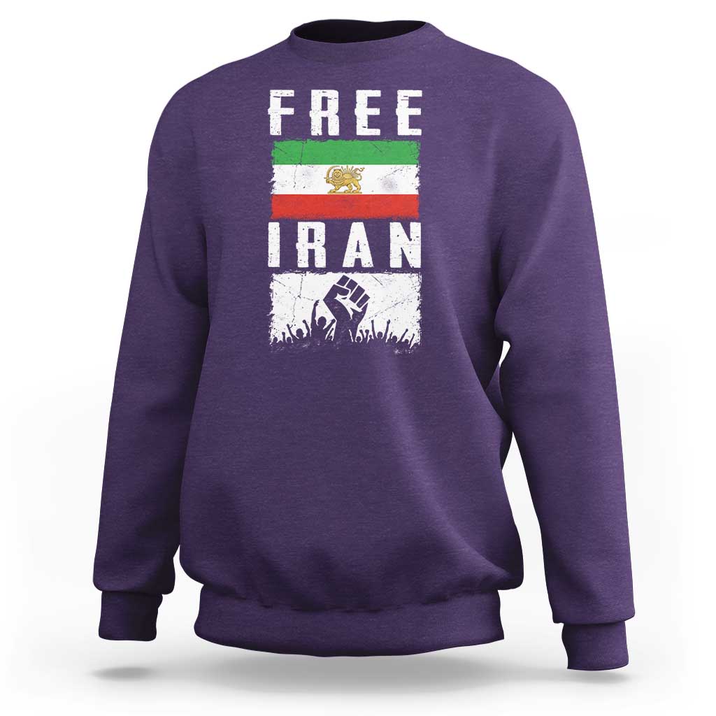 Free Iran Sweatshirt Support Iranian Freedom
