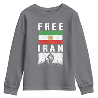 Free Iran Youth Sweatshirt Support Iranian Freedom
