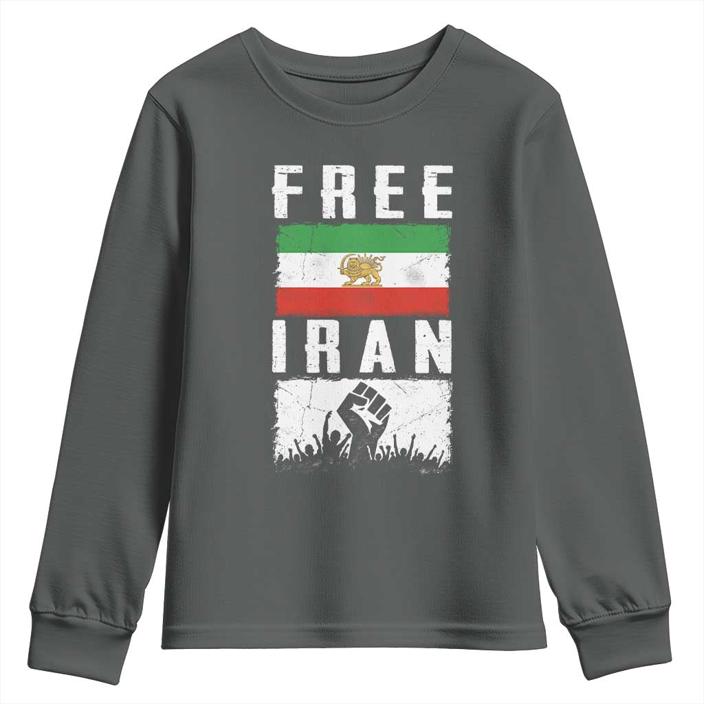 Free Iran Youth Sweatshirt Support Iranian Freedom