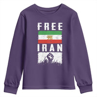 Free Iran Youth Sweatshirt Support Iranian Freedom