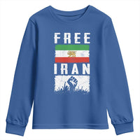 Free Iran Youth Sweatshirt Support Iranian Freedom