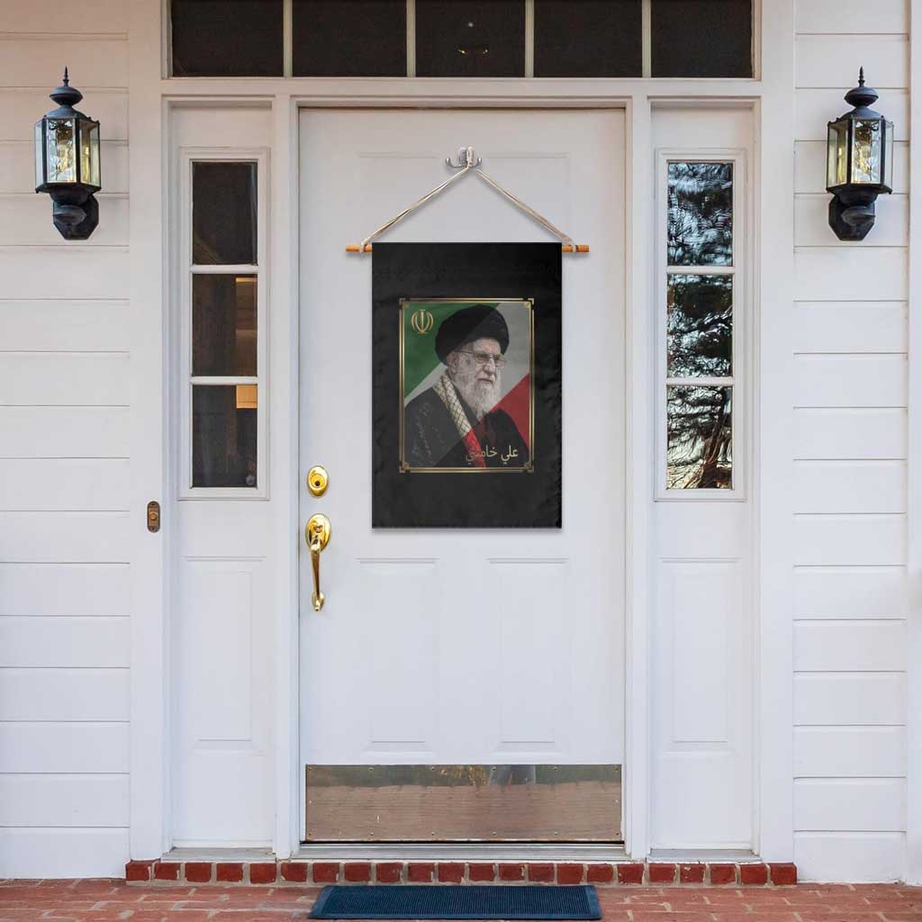 Ali Khamenei Memorial Tribute Portrait Garden Flag