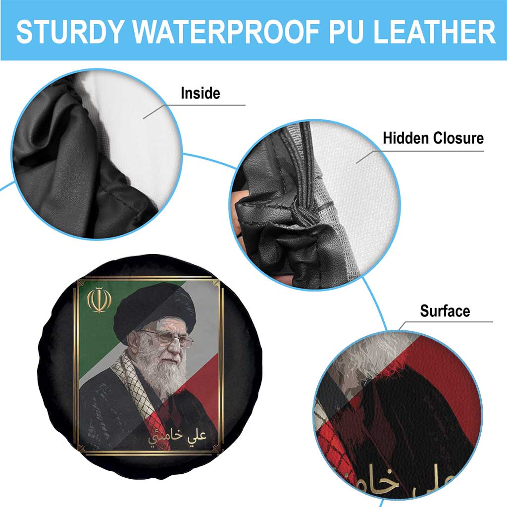 Ali Khamenei Memorial Tribute Portrait Spare Tire Cover