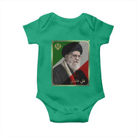 Ali Khamenei Memorial Tribute Portrait Baby Onesie