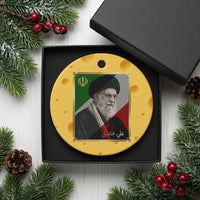 Ali Khamenei Memorial Tribute Portrait Ceramic Ornament