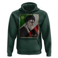 Ali Khamenei Memorial Tribute Portrait Hoodie