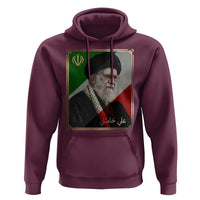 Ali Khamenei Memorial Tribute Portrait Hoodie