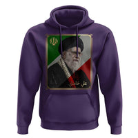 Ali Khamenei Memorial Tribute Portrait Hoodie