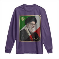 Ali Khamenei Memorial Tribute Portrait Long Sleeve Shirt