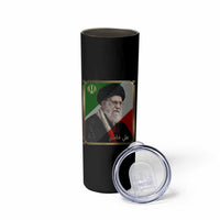 Ali Khamenei Memorial Tribute Portrait Skinny Tumbler