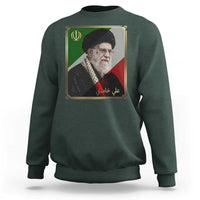 Ali Khamenei Memorial Tribute Portrait Sweatshirt