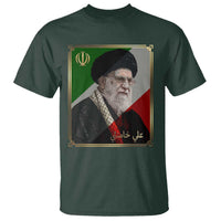 Ali Khamenei Memorial Tribute Portrait T Shirt
