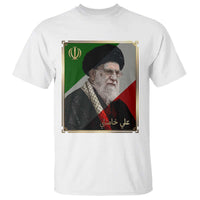Ali Khamenei Memorial Tribute Portrait T Shirt