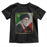 Ali Khamenei Memorial Tribute Portrait Toddler T Shirt
