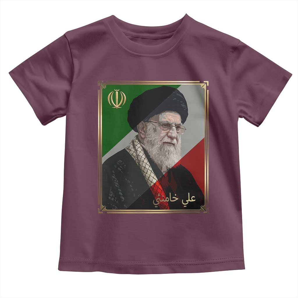 Ali Khamenei Memorial Tribute Portrait Toddler T Shirt