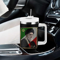 Ali Khamenei Memorial Tribute Portrait Tumbler With Handle