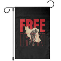 Free Iran Garden Flag Iranian Freedom Memorial Hamid Mahdavi Tribute