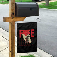 Free Iran Garden Flag Iranian Freedom Memorial Hamid Mahdavi Tribute