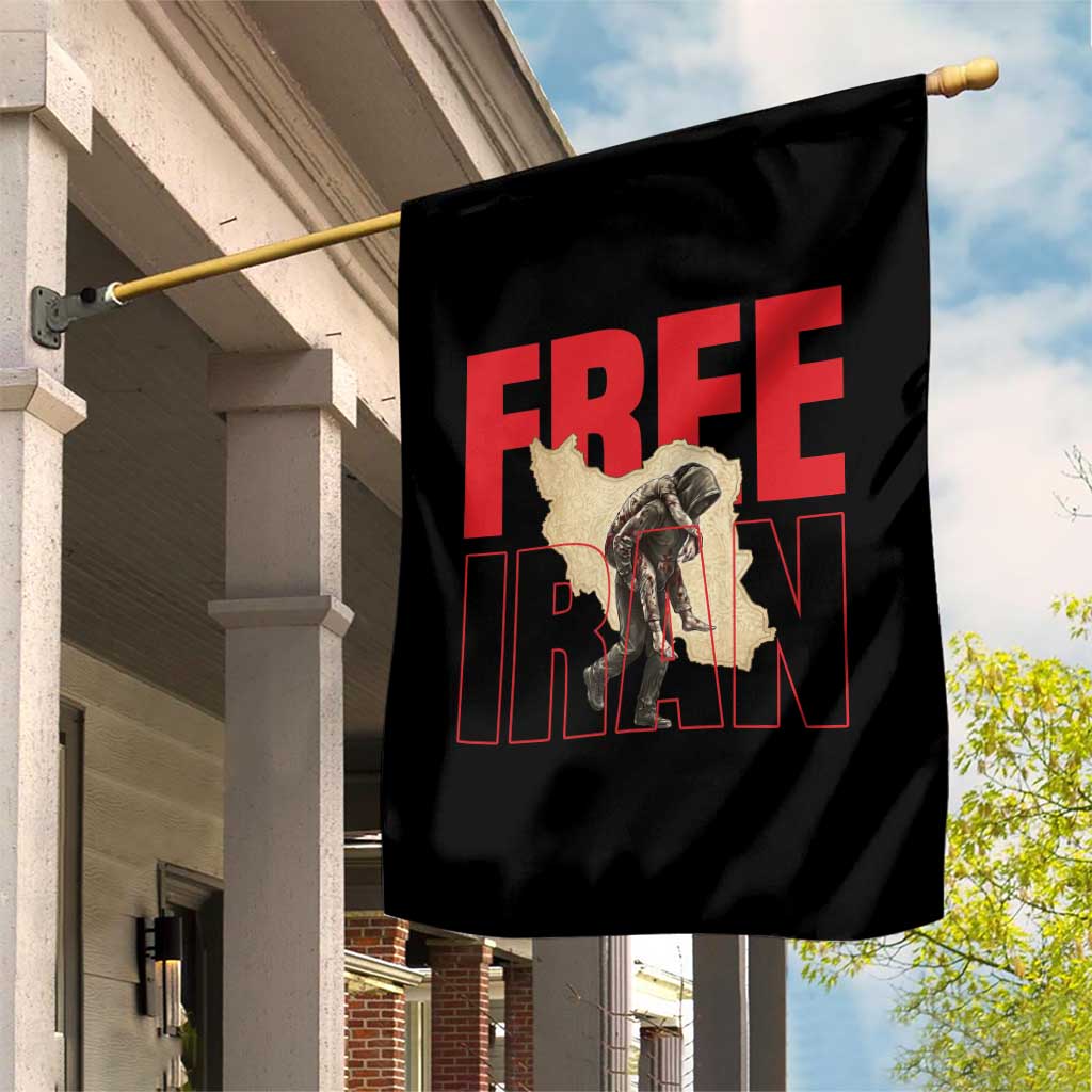 Free Iran Garden Flag Iranian Freedom Memorial Hamid Mahdavi Tribute