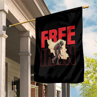 Free Iran Garden Flag Iranian Freedom Memorial Hamid Mahdavi Tribute