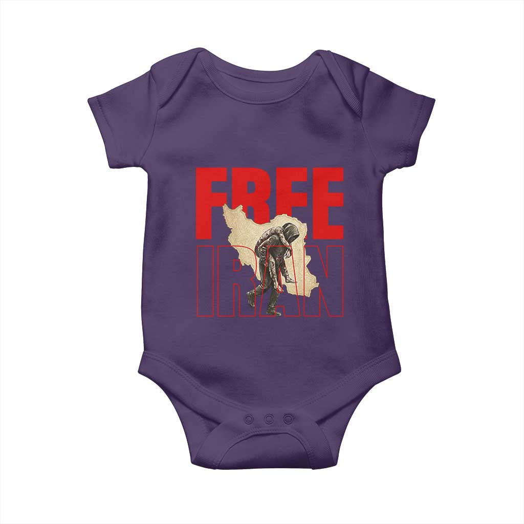 Free Iran Baby Onesie Iranian Freedom Memorial Hamid Mahdavi Tribute