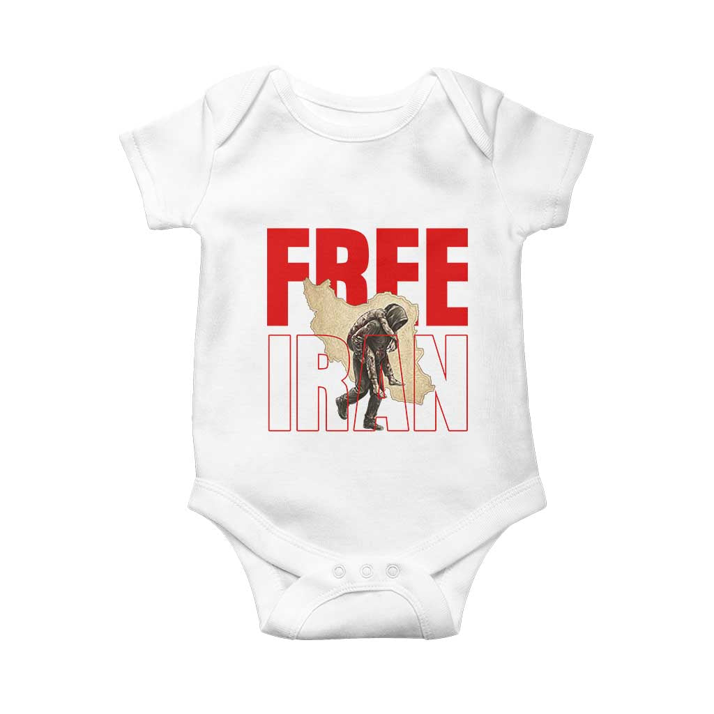 Free Iran Baby Onesie Iranian Freedom Memorial Hamid Mahdavi Tribute