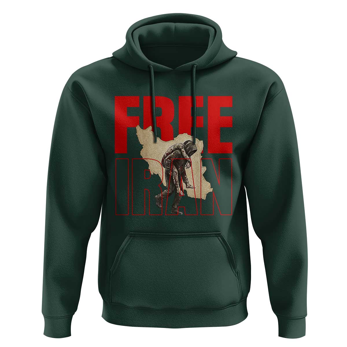Free Iran Hoodie Iranian Freedom Memorial Hamid Mahdavi Tribute