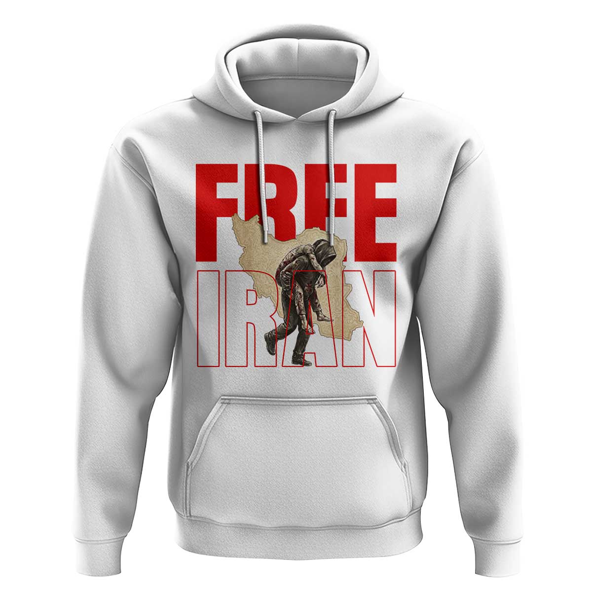 Free Iran Hoodie Iranian Freedom Memorial Hamid Mahdavi Tribute