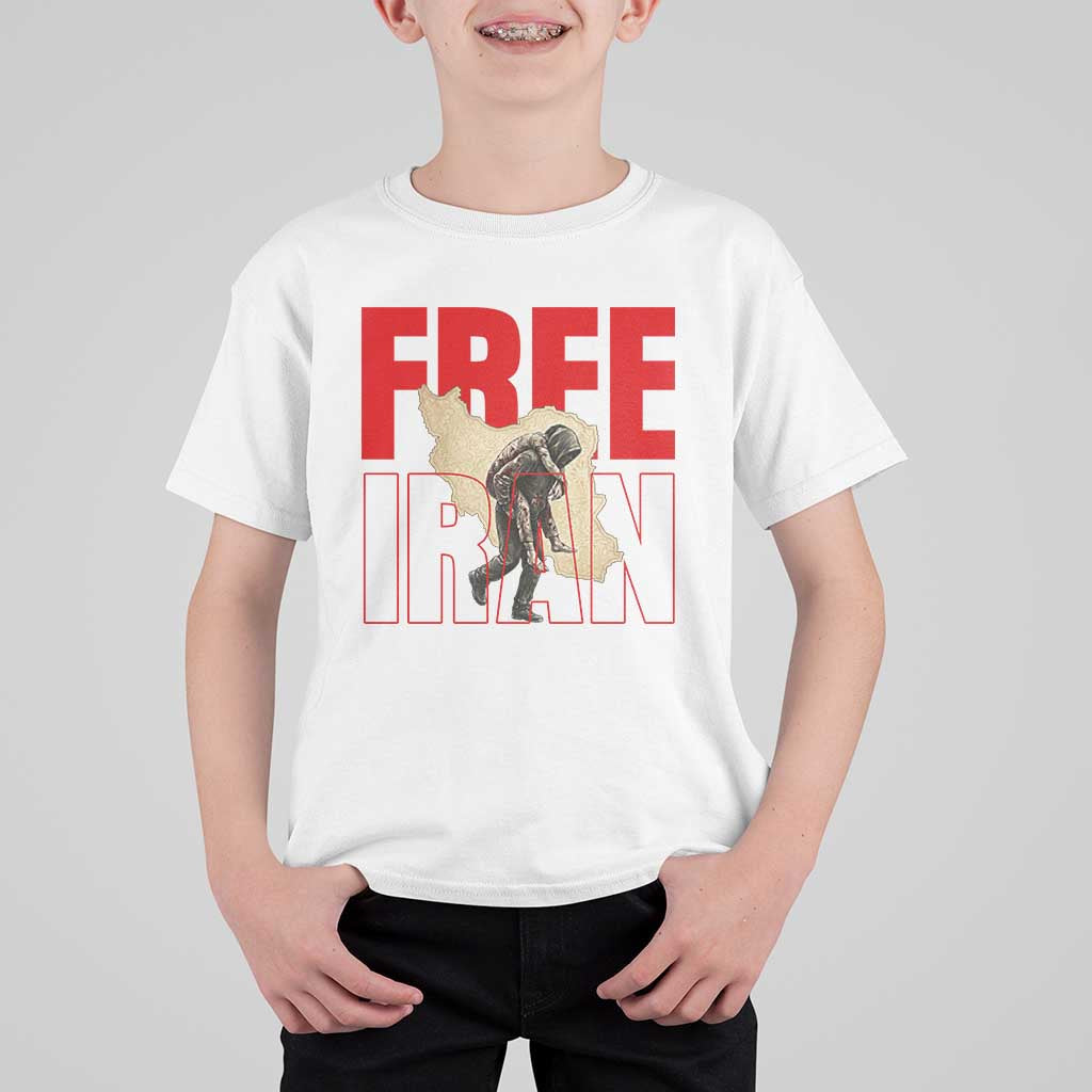 Free Iran T Shirt For Kid Iranian Freedom Memorial Hamid Mahdavi Tribute