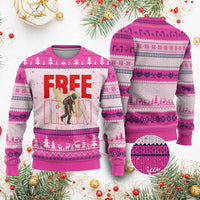 Free Iran Ugly Christmas Sweater Iranian Freedom Memorial Hamid Mahdavi Tribute