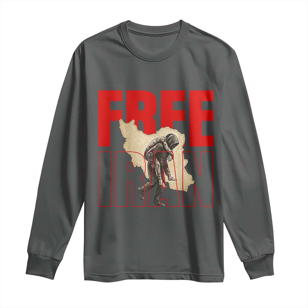 Free Iran Long Sleeve Shirt Iranian Freedom Memorial Hamid Mahdavi Tribute