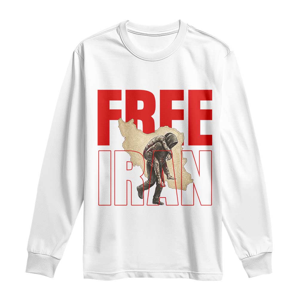 Free Iran Long Sleeve Shirt Iranian Freedom Memorial Hamid Mahdavi Tribute