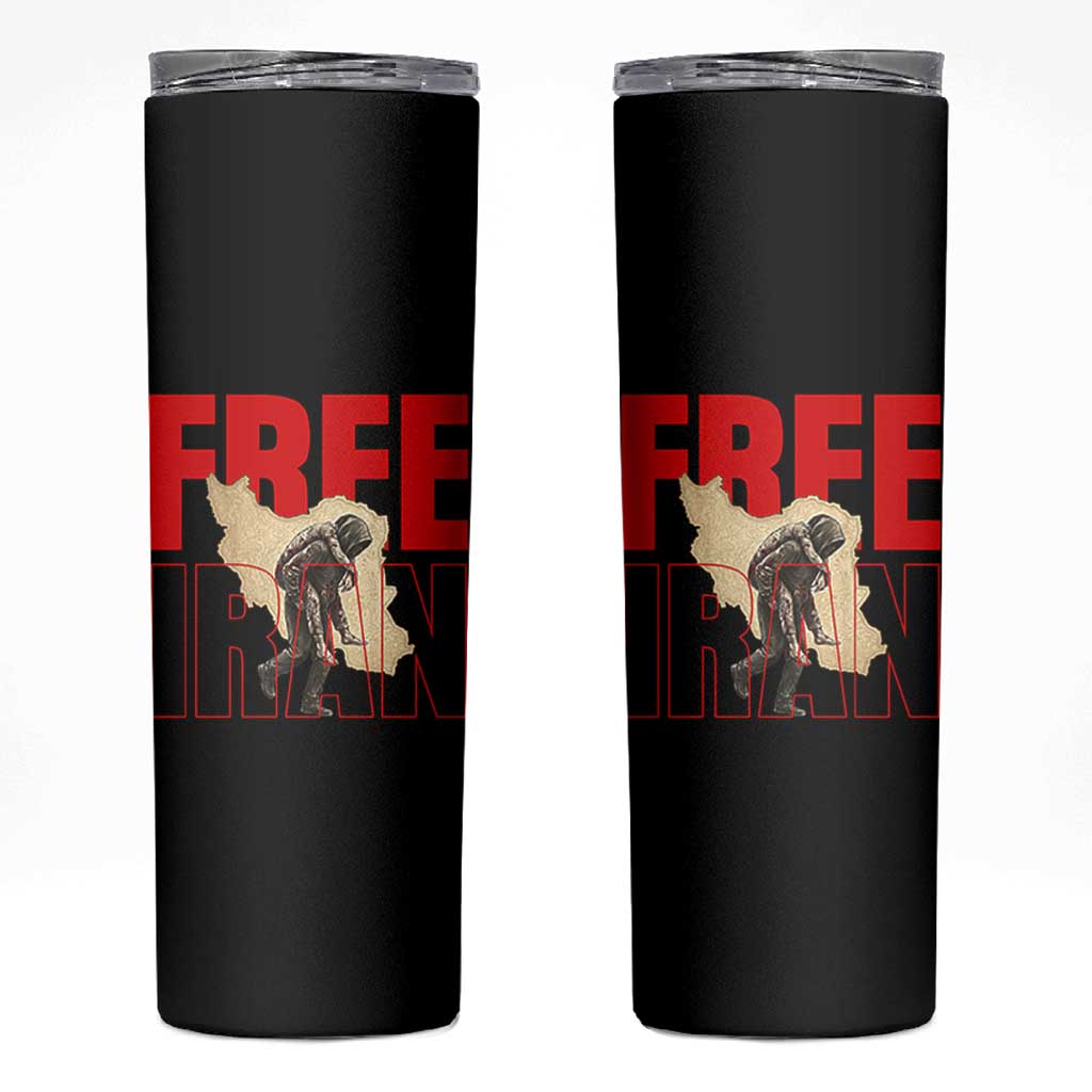 Free Iran Skinny Tumbler Iranian Freedom Memorial Hamid Mahdavi Tribute