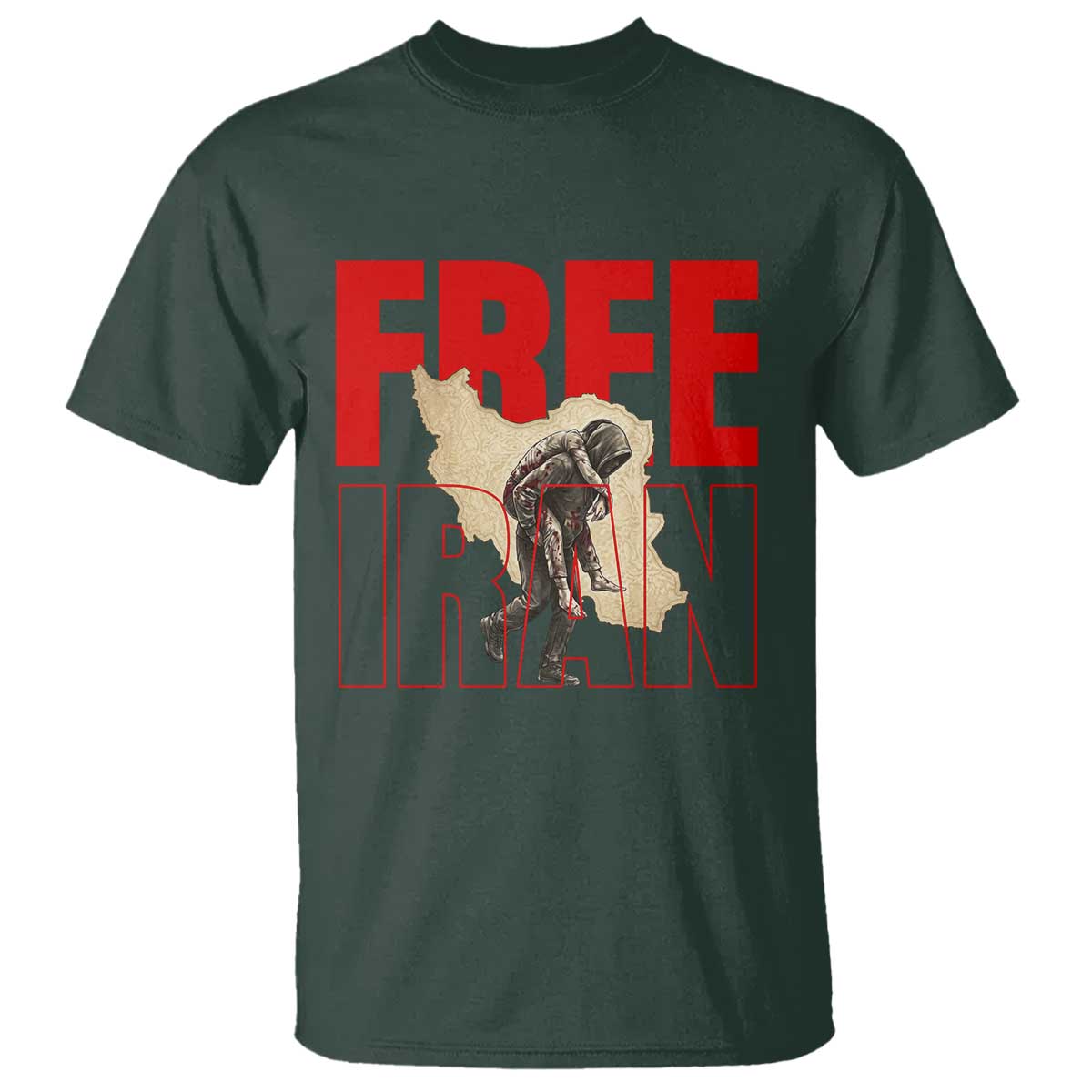 Free Iran T Shirt Iranian Freedom Memorial Hamid Mahdavi Tribute