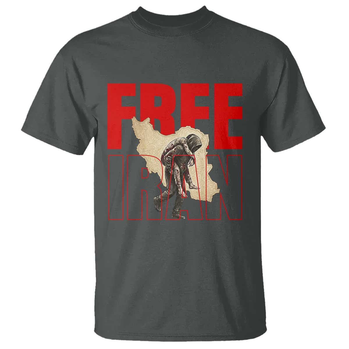 Free Iran T Shirt Iranian Freedom Memorial Hamid Mahdavi Tribute