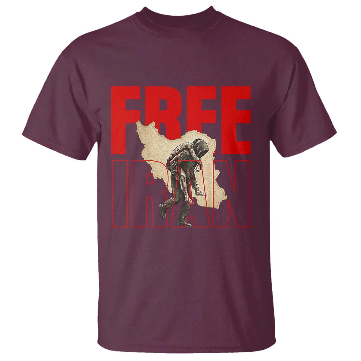 Free Iran T Shirt Iranian Freedom Memorial Hamid Mahdavi Tribute