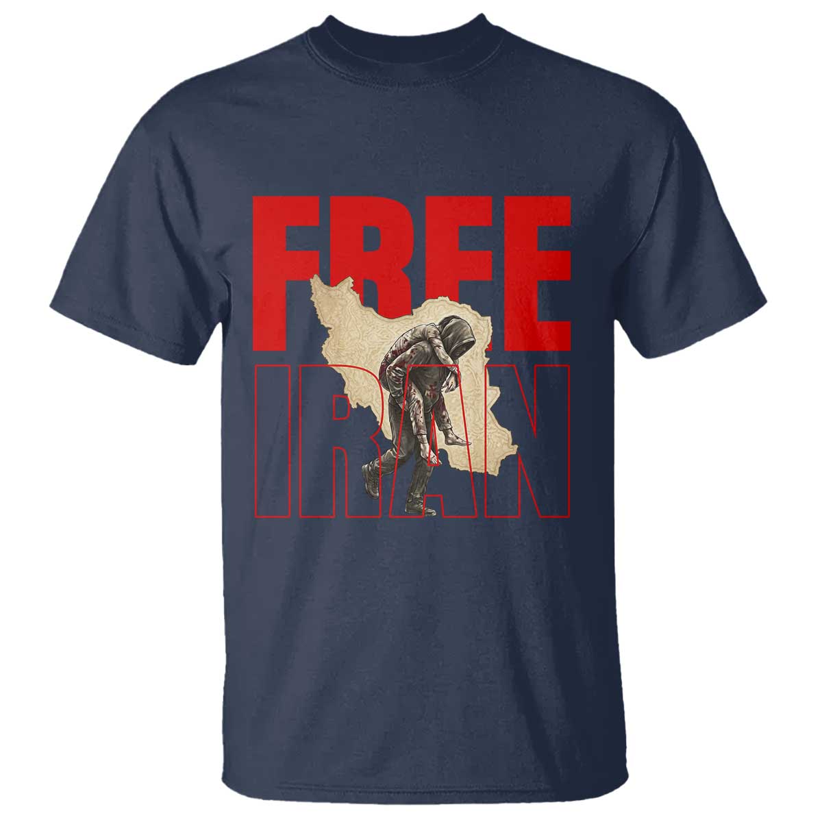 Free Iran T Shirt Iranian Freedom Memorial Hamid Mahdavi Tribute