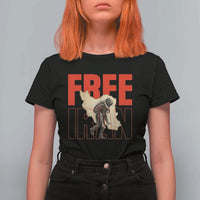 Free Iran T Shirt For Women Iranian Freedom Memorial Hamid Mahdavi Tribute