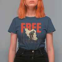 Free Iran T Shirt For Women Iranian Freedom Memorial Hamid Mahdavi Tribute
