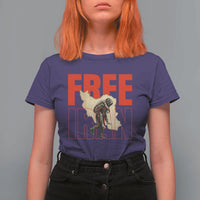 Free Iran T Shirt For Women Iranian Freedom Memorial Hamid Mahdavi Tribute