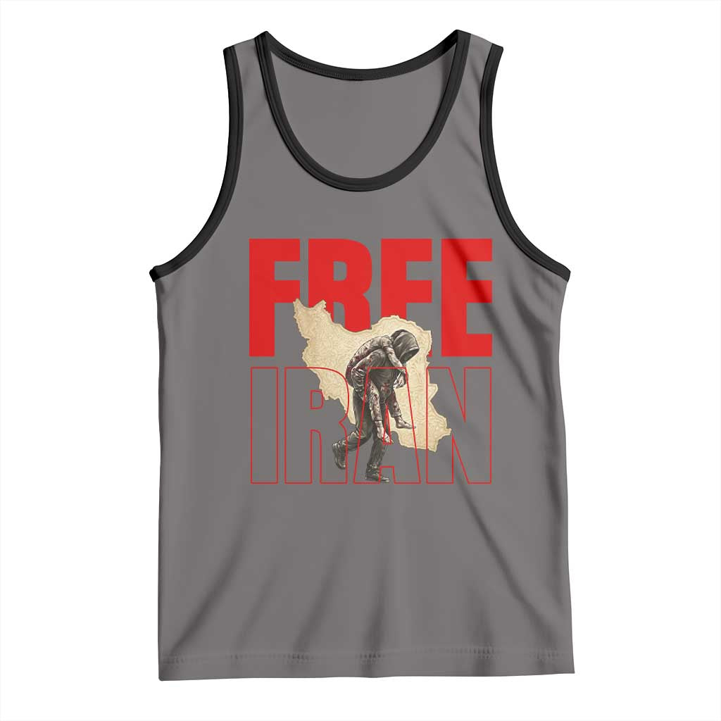 Free Iran Tank Top Iranian Freedom Memorial Hamid Mahdavi Tribute