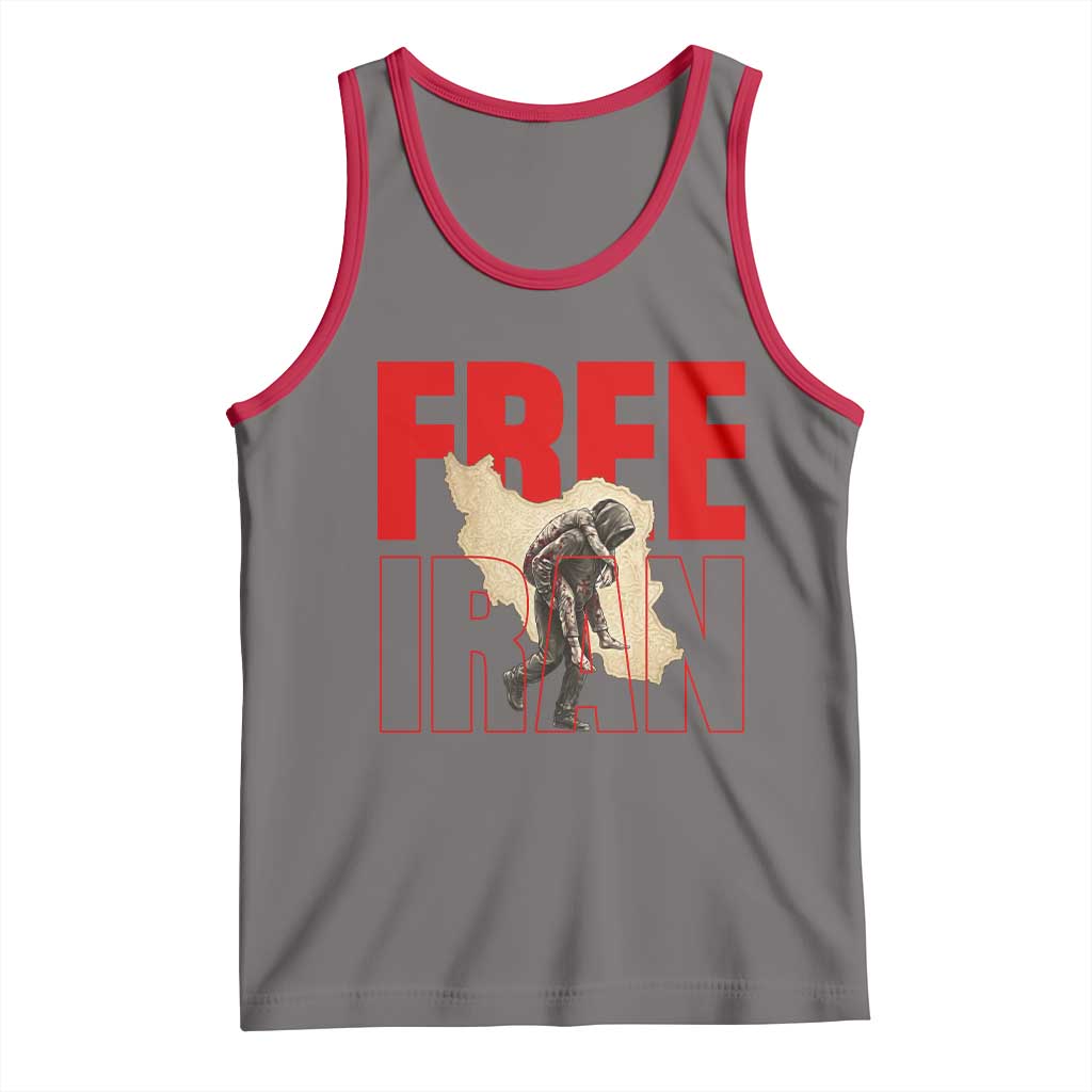 Free Iran Tank Top Iranian Freedom Memorial Hamid Mahdavi Tribute