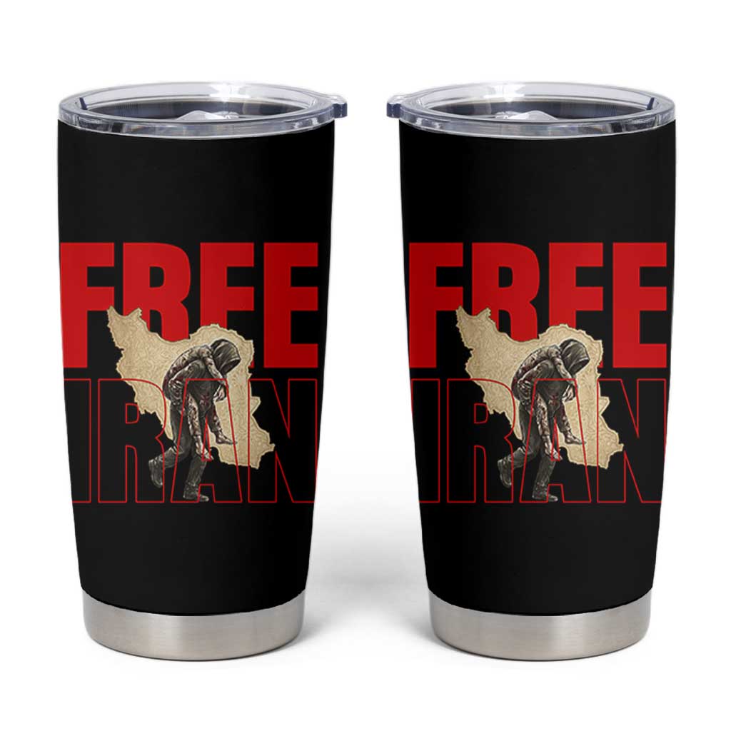 Free Iran Tumbler Cup Iranian Freedom Memorial Hamid Mahdavi Tribute