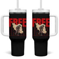 Free Iran Tumbler With Handle Iranian Freedom Memorial Hamid Mahdavi Tribute