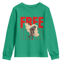 Free Iran Youth Sweatshirt Iranian Freedom Memorial Hamid Mahdavi Tribute