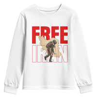 Free Iran Youth Sweatshirt Iranian Freedom Memorial Hamid Mahdavi Tribute