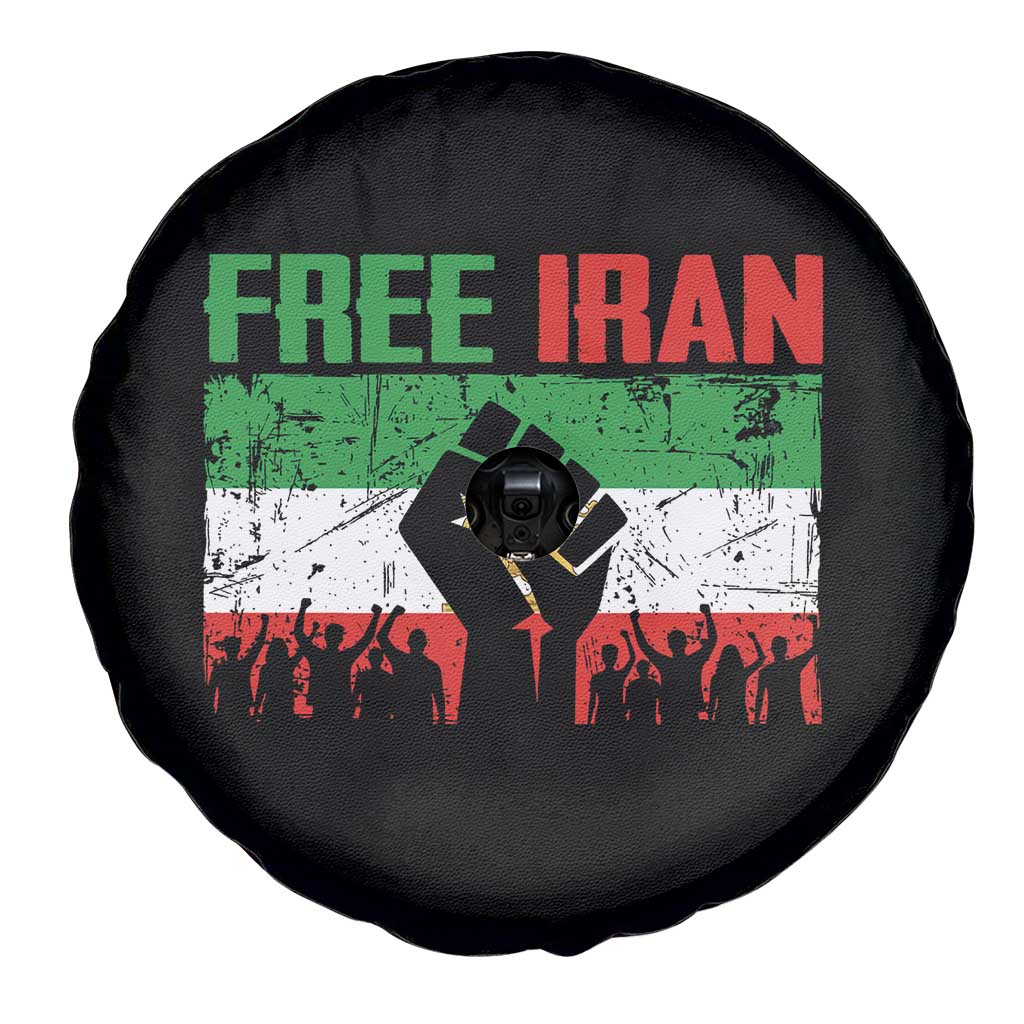 Free Iran Flag Spare Tire Cover Support Iranian Freedom No War