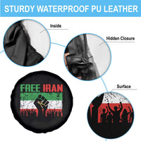 Free Iran Flag Spare Tire Cover Support Iranian Freedom No War